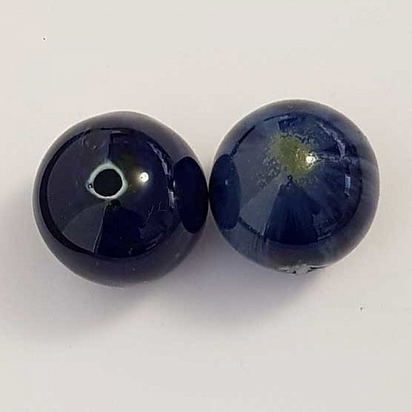 Perle C&eacute;ramique Emaill&eacute;e 30 mm N&deg;05