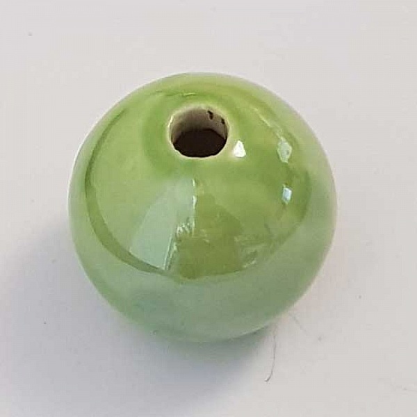 Perle C&eacute;ramique Emaill&eacute;e 30 mm N&deg;12