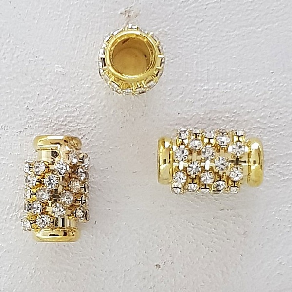 Perle Dor&eacute; et Strass N&deg;01