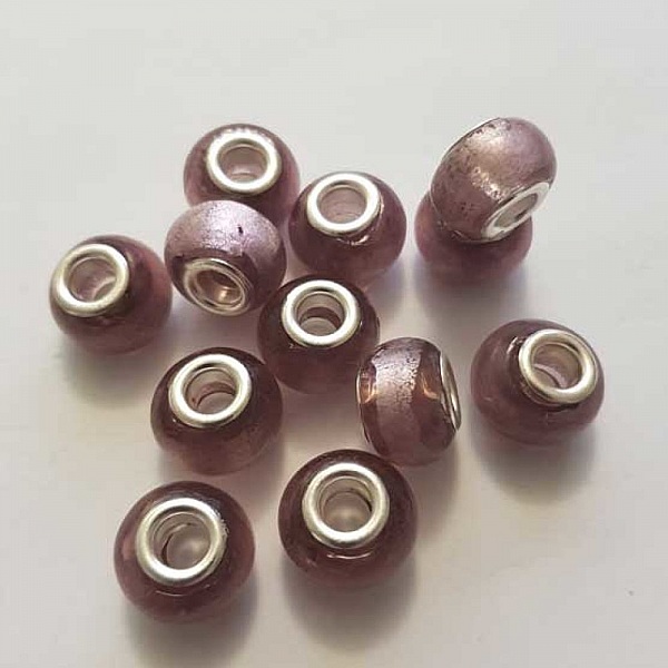 Perle N&deg;0045 Violet Prune compatible europ&eacute;en