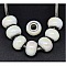 Perle N&deg;0052 Blanc AB compatible europ&eacute;en