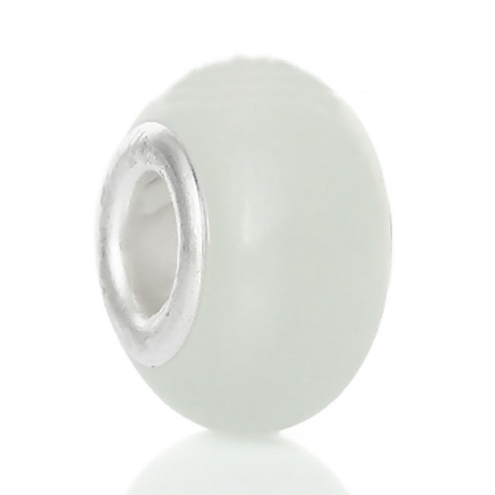 Perle N&deg;0100 compatible Europ&eacute;en blanc