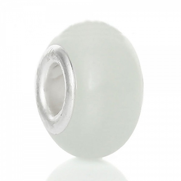 Perle N&deg;0100 compatible Europ&eacute;en blanc