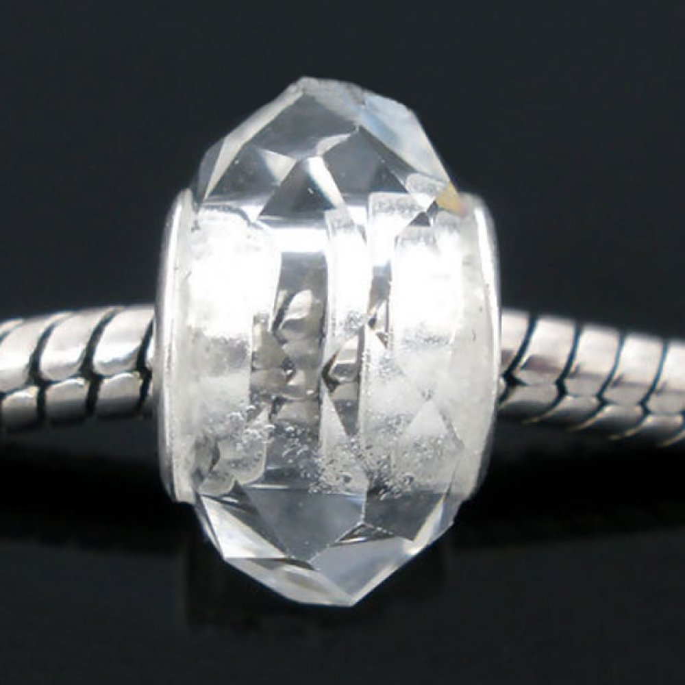 Perle N&deg;0108 transparent compatible europ&eacute;en