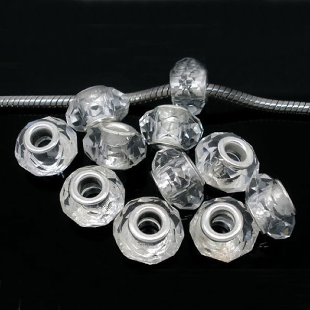 Perle N&deg;0108 transparent compatible europ&eacute;en