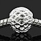 Perle N&deg;0175 compatible Europ&eacute;en Argent