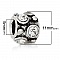 Perle N&deg;0189 compatible Europ&eacute;en Argent