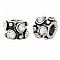 Perle N&deg;0189 compatible Europ&eacute;en Argent