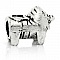 Perle N&deg;1008 Animal Argent
