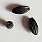 Perle Ovale m&eacute;tal 21 x 10 mm Anthracite