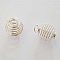 Perle Spiral Ressort Cage 23 mm Argent N&deg;03