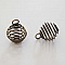 Perle Spiral Ressort Cage 19 mm Bronze N&deg;04