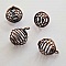 Perle Spiral Ressort Cage 20 mm Cuivre N&deg;07