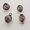 Perle Spiral Ressort Cage 20 mm Cuivre N&deg;07