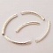 Perle Tube Courb&eacute; N&deg;06 Argent 44 mm Tube Vrill&eacute;