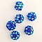 Perle acrylique et strass 10 mm style shamballa N&deg;03