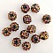 Perle acrylique et strass 10 mm style shamballa N&deg;04
