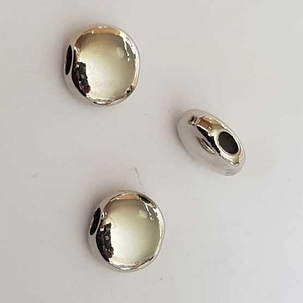 Perle divers en m&eacute;tal argent&eacute; 015 argent