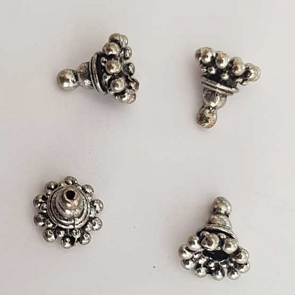 Perle divers en m&eacute;tal argent&eacute; 035 argent
