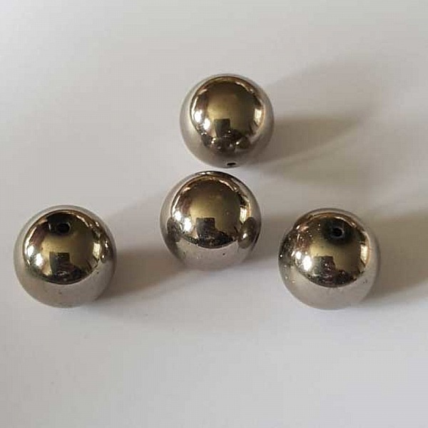 Perle divers en m&eacute;tal argent&eacute; 036 argent