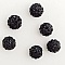 Perle en r&eacute;sine strass 10 mm style shamballa N&deg;05