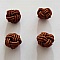 Perle n&oelig;ud chinois en cordelette 15mm N&deg;07 Marron Fonc&eacute;
