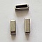 Perle passant pour cuir 10 mm Argent N&deg;17