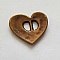 Perle passant rectangle pour cuir 06 mm Bronze N&deg;07