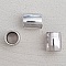 Perle passant tube Argent N&deg;03