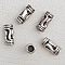 Perle passant tube Argent N&deg;09