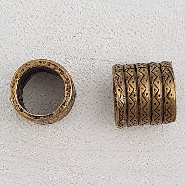 Perle passant tube N&deg;08
