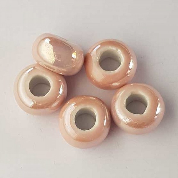 Perle ronde c&eacute;ramique N&deg;05 14 mm