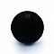 Perle ronde r&eacute;sine velours 22 mm Noir