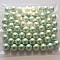 Perle ronde verre effet nacr&eacute; vert 01 6 mm N&deg;01
