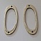 Perle rondelle plate anneau intercalaire en m&eacute;tal argent&eacute; 034 Argent