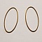 Perle rondelle plate anneau intercalaire m&eacute;tal argent&eacute; 060 Bronze
