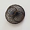 Perle spiral fleur 30 mm N&deg;04