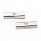 Perle tube 26 mm Love Acier Inoxydable et Strass Argent N&deg;01