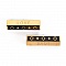 Perle tube 26 mm Love Acier Inoxydable N&deg;04 Dor&eacute;