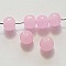 Perles Verres Rondes 08 mm Rose 01 x 5 Pi&egrave;ces