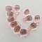 Petite Perle Goutte en Verre Rose 04 Transparent 9 mm x 6 mm