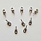 Piton &agrave; coller 7 x 3 mm Argent x 1 pi&egrave;ce