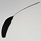 Plume 16 cm N&deg;02 Noir
