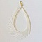 Plume 6 cm N&deg;01 Blanc