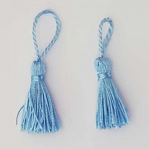 Pompon 60 mm N&deg;04 Bleu