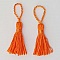 Pompon 60 mm N&deg;08 Orange Fonc&eacute;