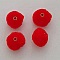 Pompon Rond Rouge N&deg;04