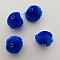 Pompon Rond bleu N&deg;01