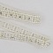 Ruban Blanc Strass Blanc Fantaisie x 49 cm