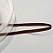 Ruban Galon 05 mm motif uni N&deg;01 marron
